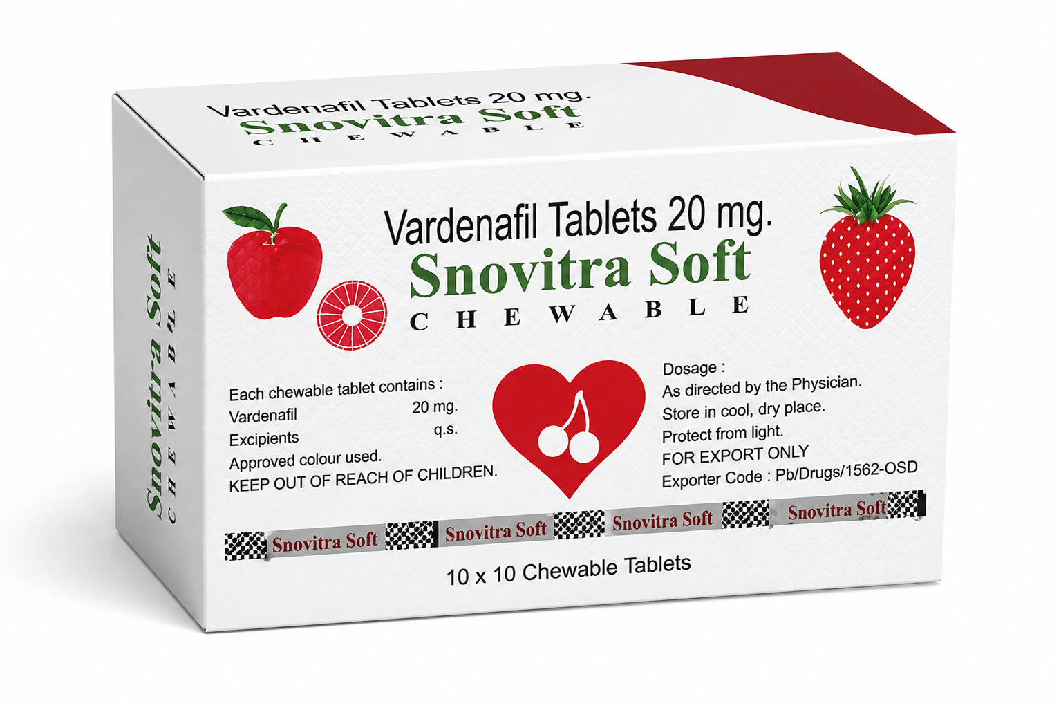 Snovitra Soft Tab 20mg